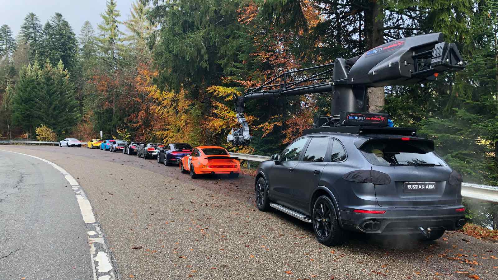 Entre bastidores: el rodaje del anuncio de Porsche en la Super Bowl LIV