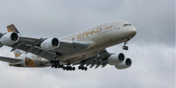 Etihad Airway Airbus A380