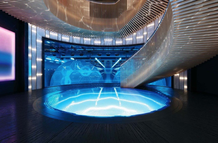 Diseño conceptual Aqua por Sinot Yacht & Architecture Design.
