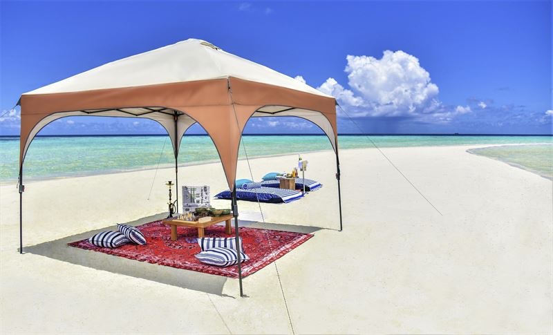 Ahora puedes alquilar el impresionante resort isleño Raffles Maldives Meradhoo por $1 millón