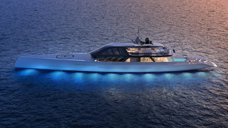 El concepto futurista de súperyate ICE Kite por Red Yacht Design es simplemente impresionante