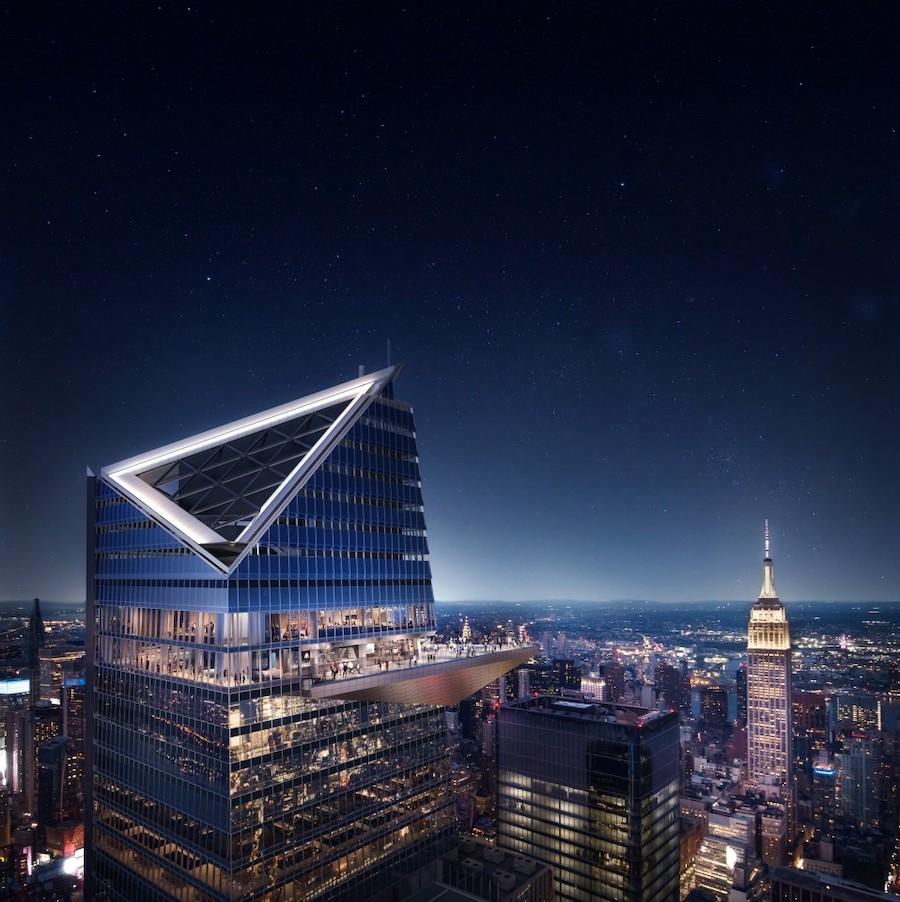 "The Edge", una plataforma a más de 1.000 pies de altura y con vistas de 360º de la ciudad de Nueva York