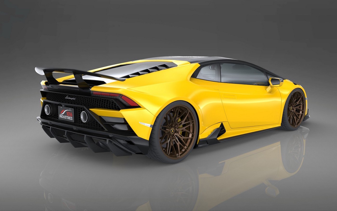 1016 Industries crean el primer Lamborghini Huracán Evo 100% de fibra de carbono del mundo