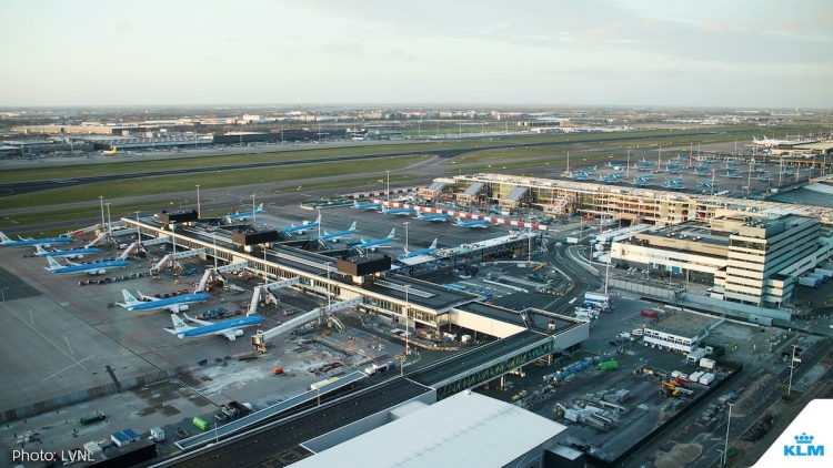 KLM: Así es como están estacionados nuestros aviones