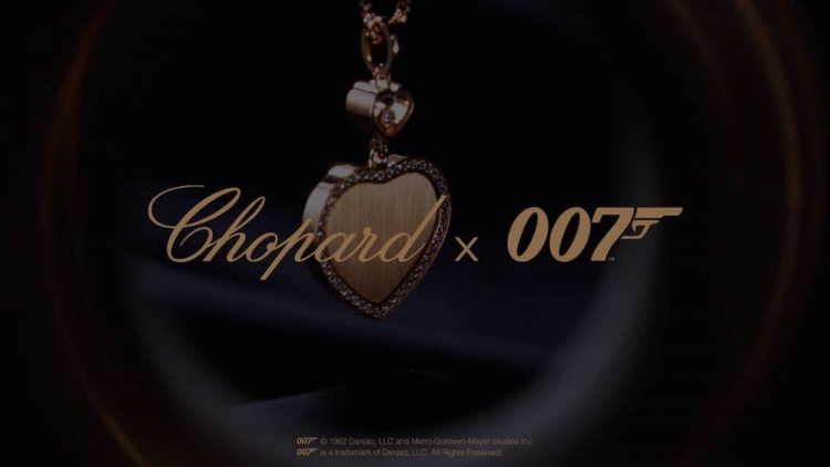 La colección Chopard x 007 "Happy Hearts - Golden Hearts"