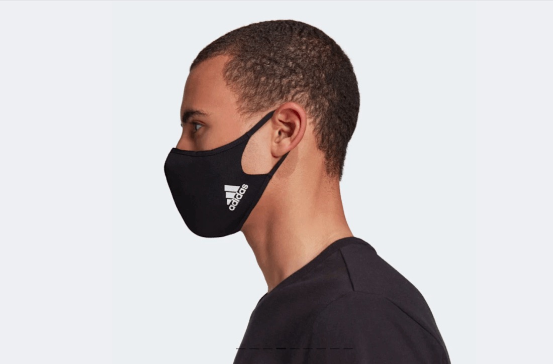 La mascarilla Adidas Face Cover se pueden lavar y reutilizar