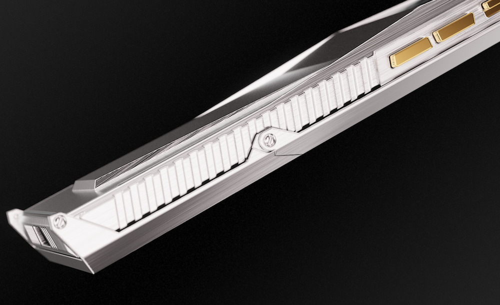 Cyberphone Billionaire: la espectacular personalización de Tesla y Caviar hecha con plata y oro puro