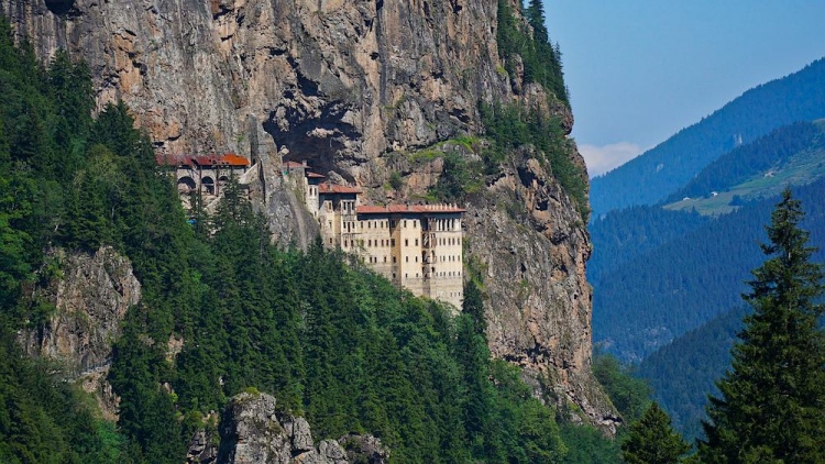 El monasterio de Sumela en Turquía.