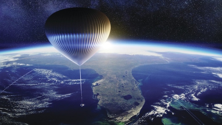 Este futurista globo aerostático llevará a los turistas al borde del espacio por $125.000