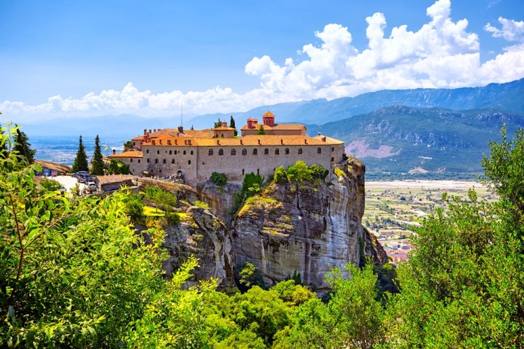 El monasterio de San Esteban en Kalambaka, Grecia.