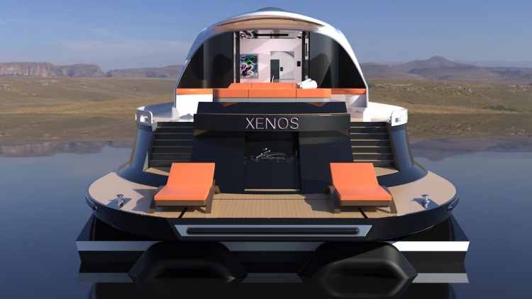 XENOS: Este concepto de hiperyate es increíblemente rápido y viene con su propio Bugatti
