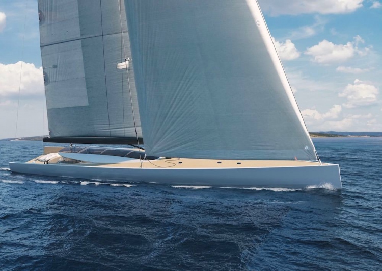 Philippe Briand presenta el nuevo concepto de velero SY200 de 63m