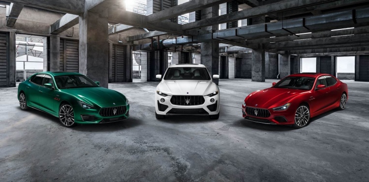 Colección Trofeo de Maserati: Ghibli, Levante y Quattroporte