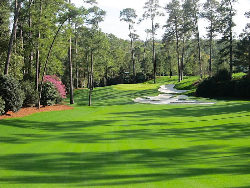 Augusta National Golf Club, un de campos de golf de lujo más exclusivos del mundo.