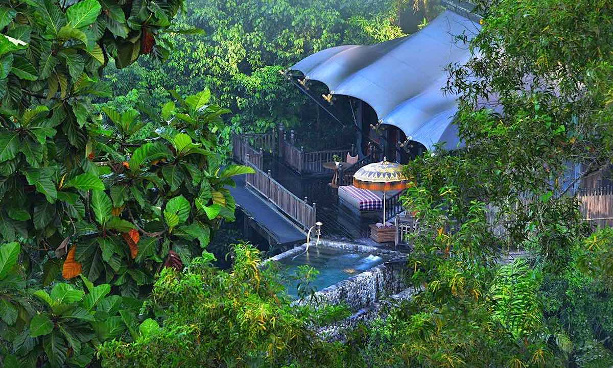 The Capella Ubud, un hotel construido entre árboles y escondido en la naturaleza virgen de Bali