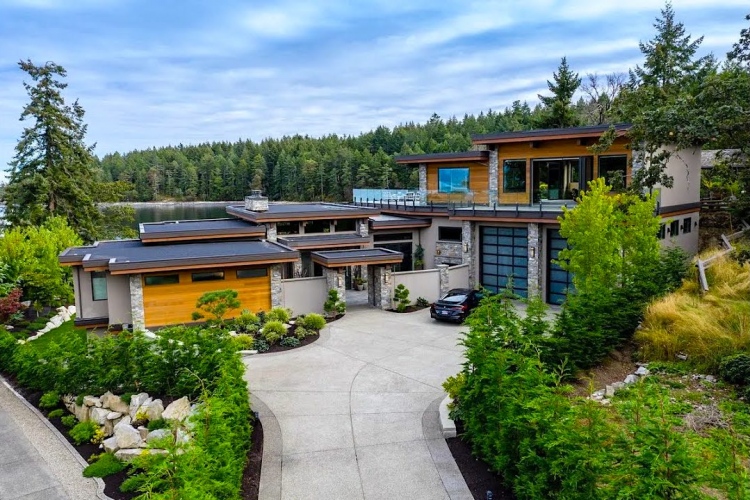 Esta hermosa casa moderna frente al mar en Vancouver, Columbia Británica se vende por $6,08 millones