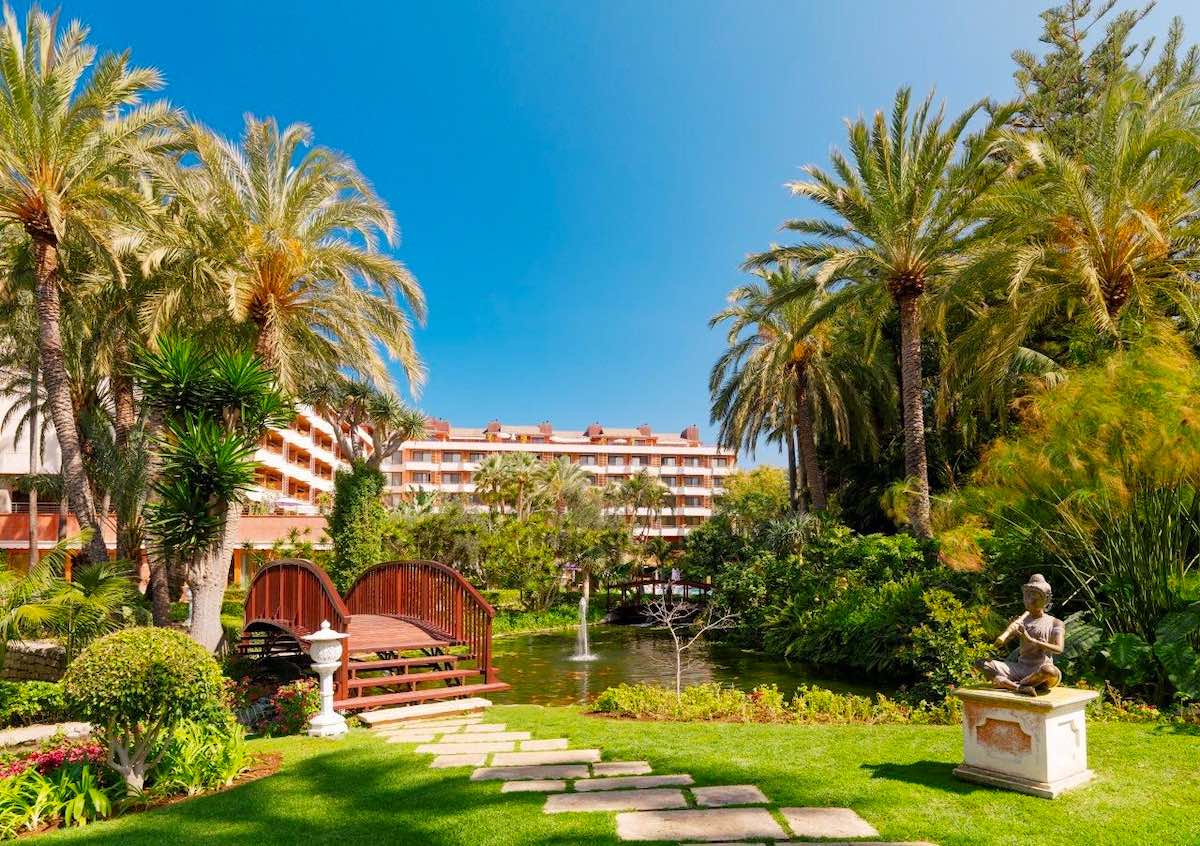 El Hotel Botánico en Tenerife: muy activo en su interior a la espera de su próxima reapertura