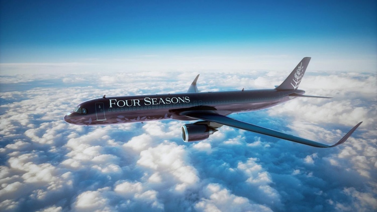 Four Seasons Private Jet presenta sus itinerarios para 2022 a bordo del nuevo Airbus A321LR