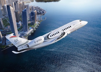 Dassault acaba de presentar un nuevo jet privado Falcon 6X de 47 millones de dólares que puede volar 5.500 millas náuticas