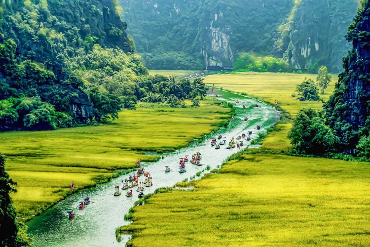 Tam Coc (Ninh Binh), Vietnam.