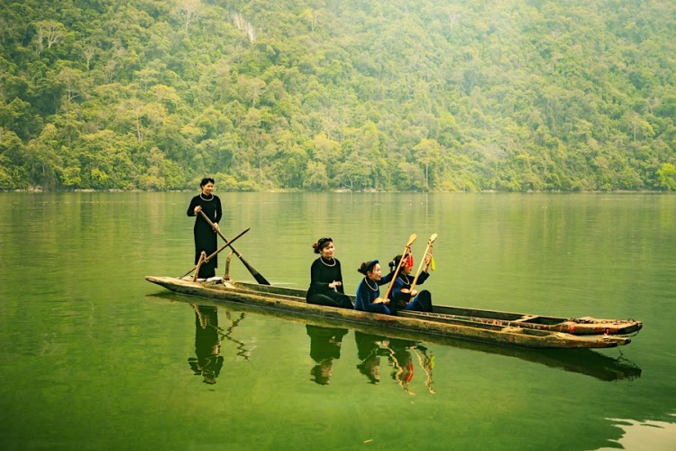 Lago Ba Be, provincia de Bac Kan, Vietnam