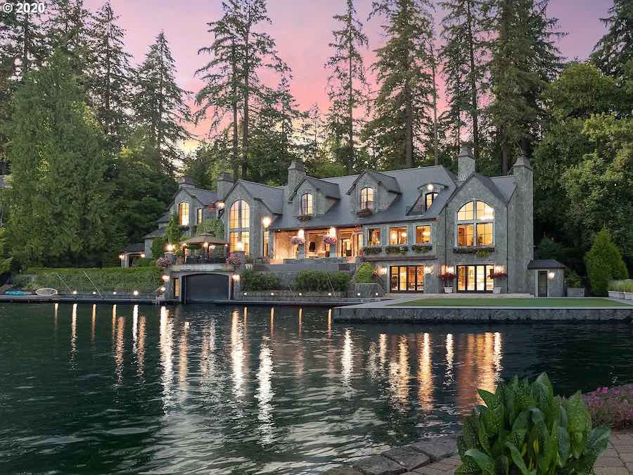 Esta propiedad frente al Lake Oswego, Oregon, está a la venta por $11 millones
