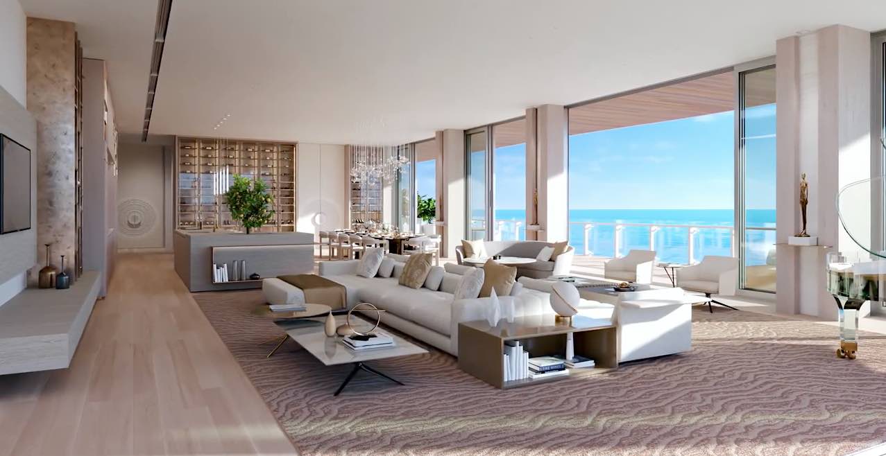 Penthouse 57 Ocean en Miami Beach de $38 millones hace su debut virtual