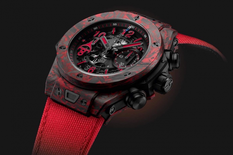 Hublot Big Bang Unico Red Carbon Alex Ovechkin: Reloj edición limitada