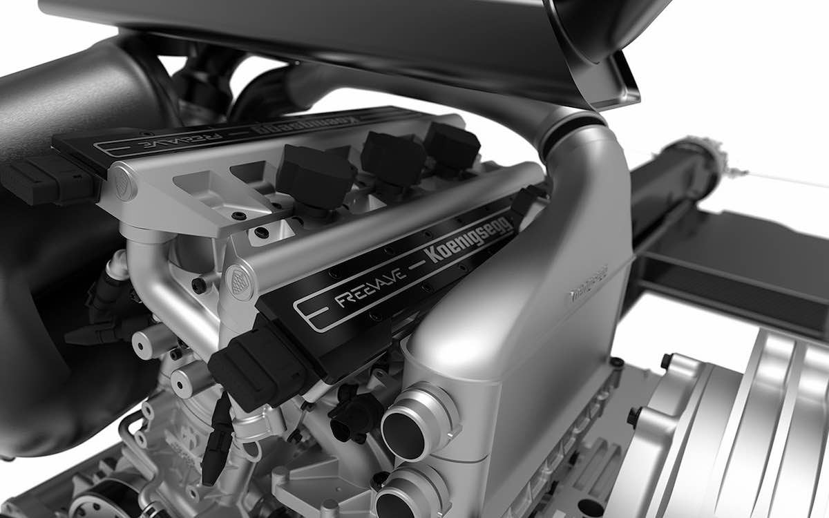 Un vistazo al potente y nuevo motor del Koenigsegg Gemera