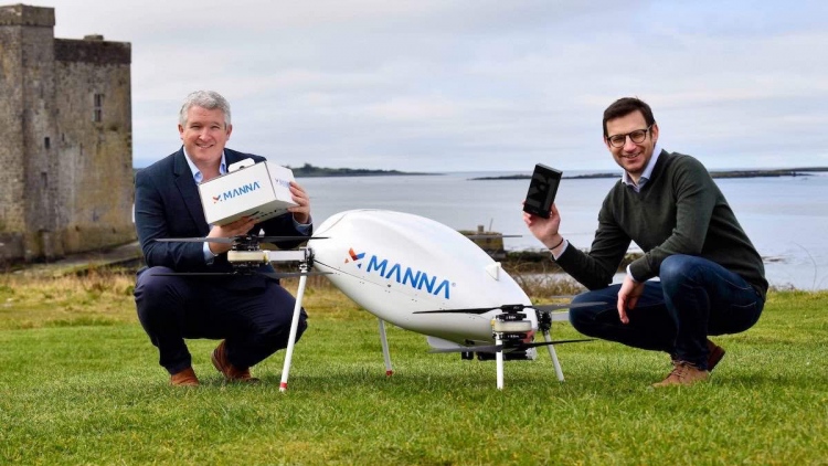 Samsung está entregando sus teléfonos inteligentes y dispositivos Galaxy en Irlanda utilizando drones
