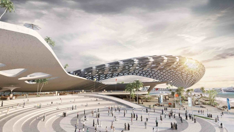 Dubai está construyendo un enorme y futurista complejo de entretenimiento en la forma de un corazón gigante con el pasillo de cristal sobre el mar más largo del mundo