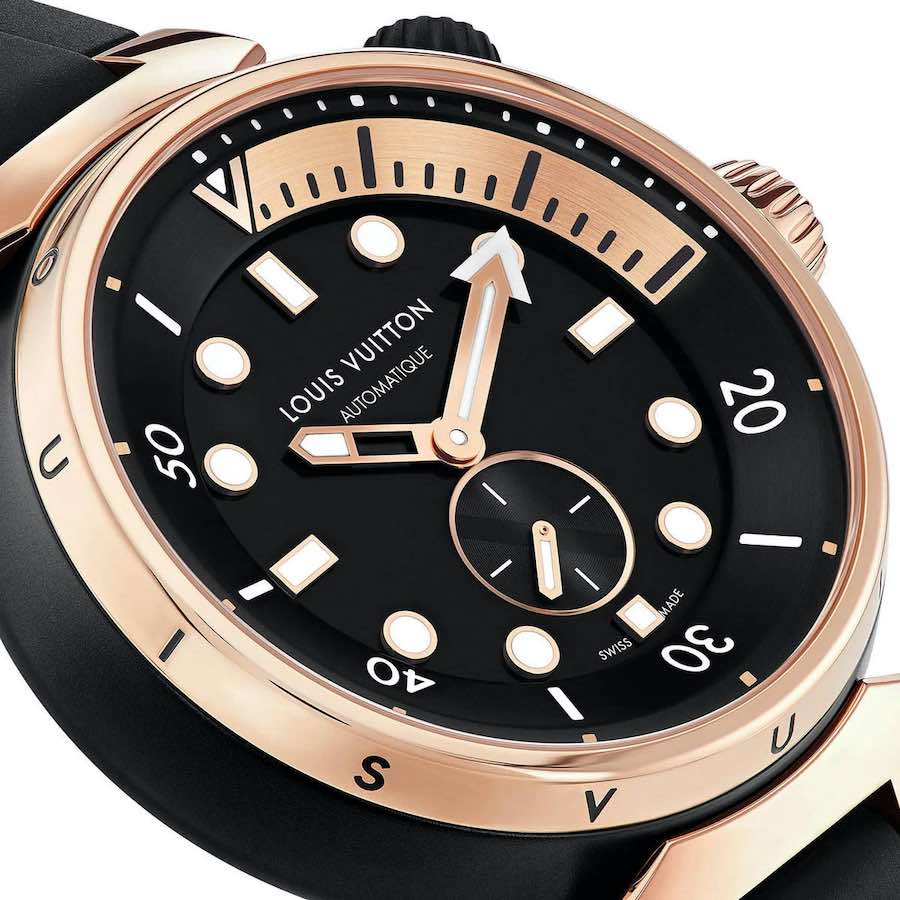 Louis Vuitton presenta la nueva serie de exclusivos relojes Tambour Street  Diver - Mega Ricos