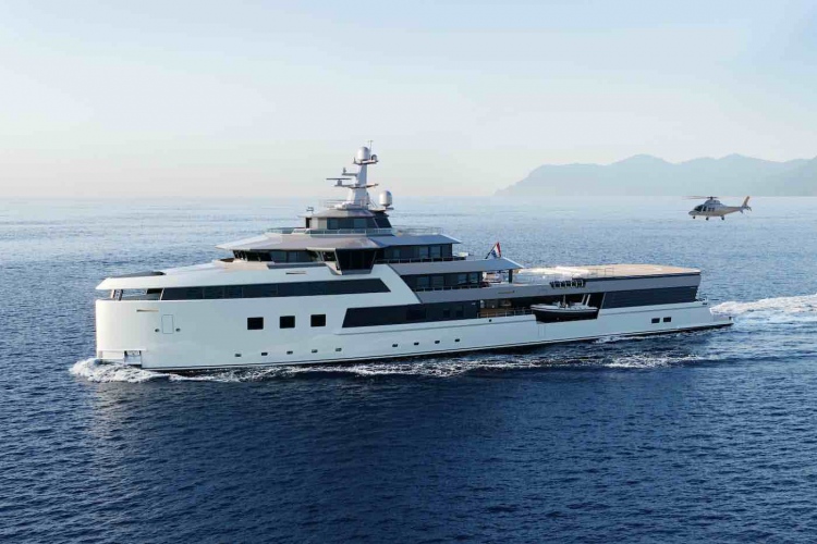 Damen Yachting presentó un nuevo diseño para el superyate SeaXplorer 77