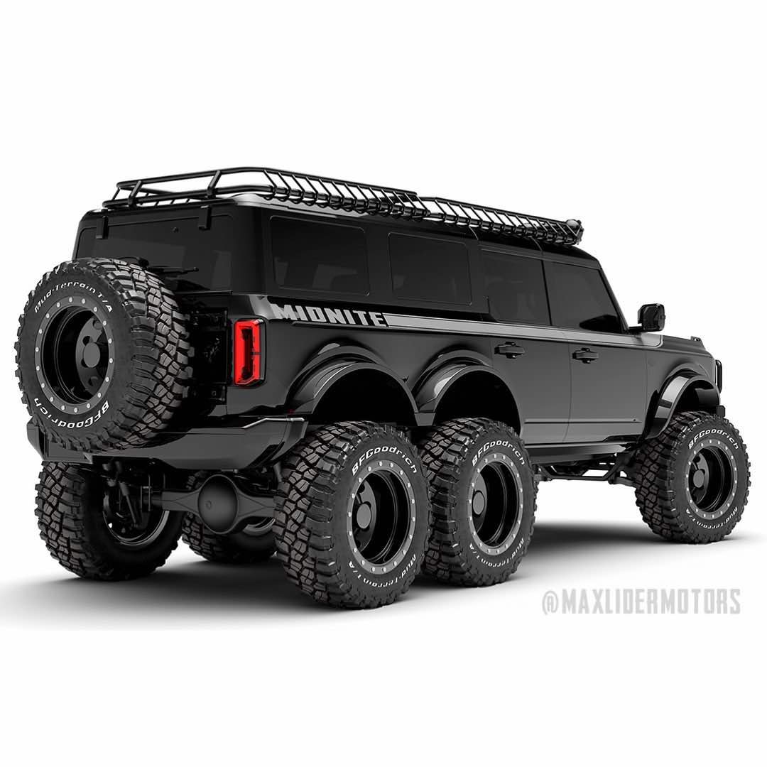 Camioneta Ford Bronco 6x6 2021: Un monstruo de 6 ruedas con un costo de 399.000 dólares