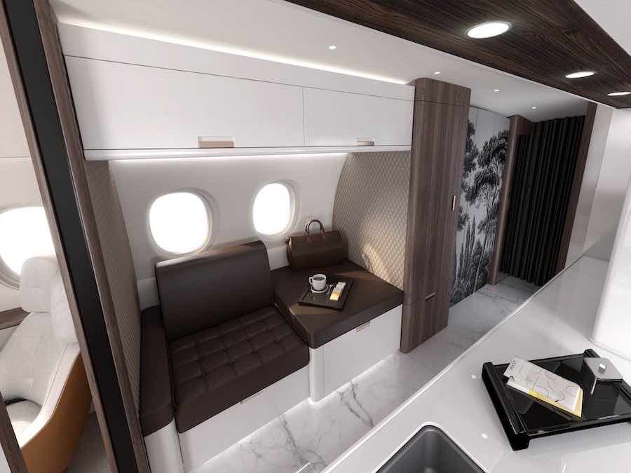 El nuevo jet de negocios Falcon 10X está aquí con la cabina más grande de su clase