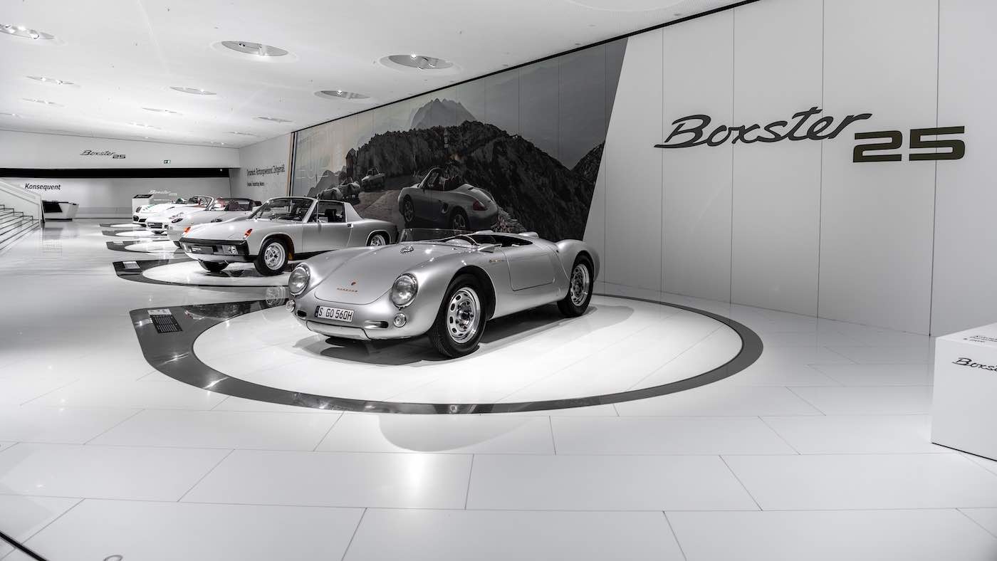 Visita guiada virtual por la exposición especial ?25 años del Boxster? en el Museo Porsche