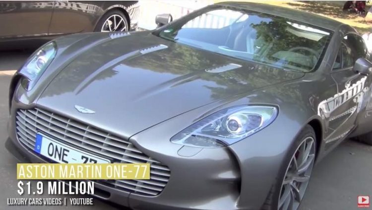 Aston Martin One 77 – 1.9 millones de dólares.