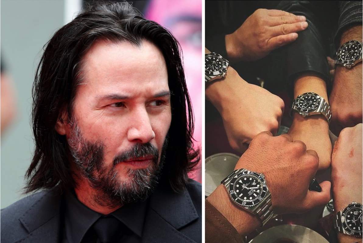 Keanu Reeves compró relojes Rolex para todo el equipo de dobles de "John Wick: 4" tras el rodaje