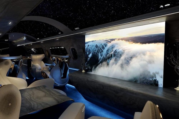 The Maverick Project: esta podría ser la cabina del jet privado del futuro