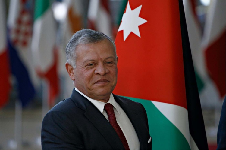 El rey Abdullah II de Jordania