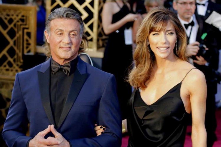 Sylvester Stallone y su esposa, Jennifer Flavin