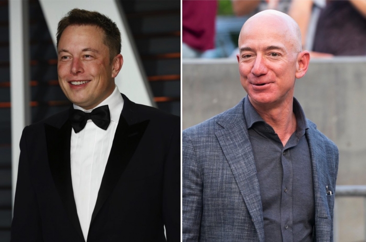 Elon Musk y Jeff Bezos