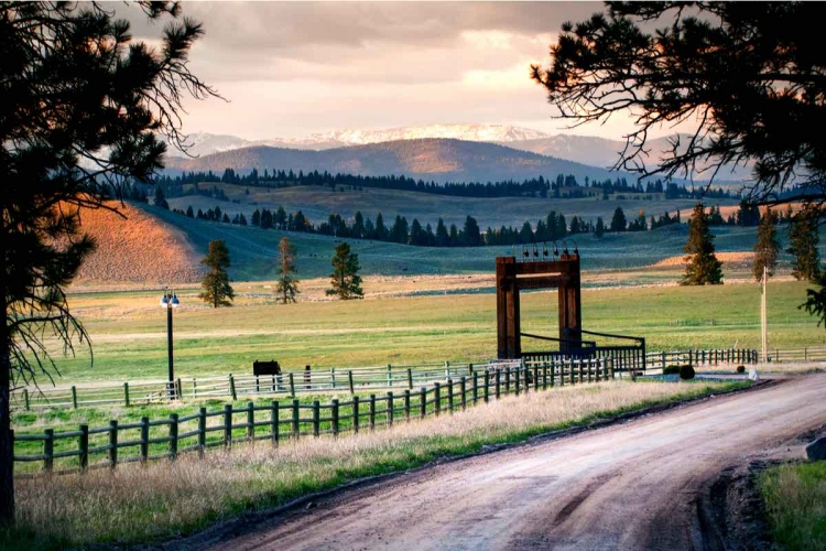 Rancho en Montana