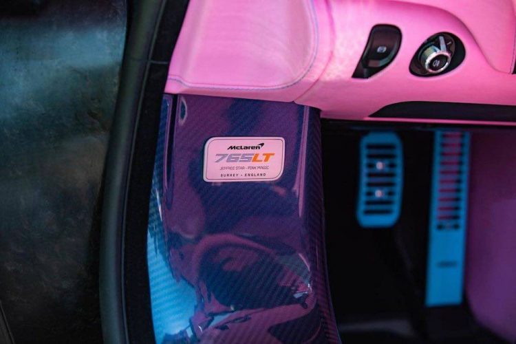 El McLaren 765LT "Pink Magic" de Jeffree Star es un coche de ensueño