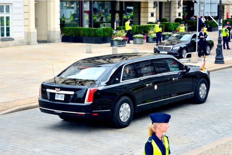 "Cadillac One", los vehículos blindados del Presidente de los Estados Unidos.