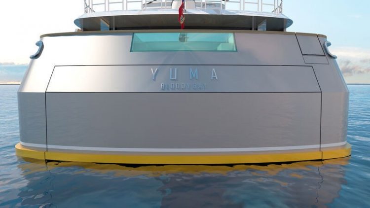 Concepto de superyate explorador Yuma de 63 metros de eslora