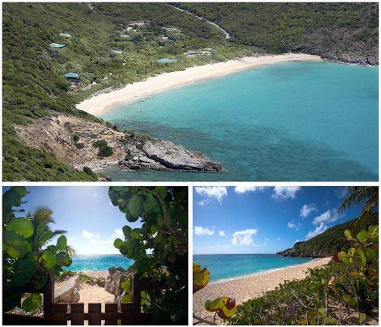 Mega propiedad de $90 millones del oligarca Roman Abramovich en la isla caribeña de Saint Barth.