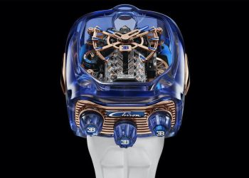 Reloj Bugatti Chiron Blue Sapphire Crystal de Jacob & Co