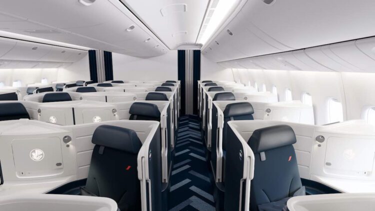 Air France presenta nuevo asientos en la clase Business y propuesta de alimentos más sostenible