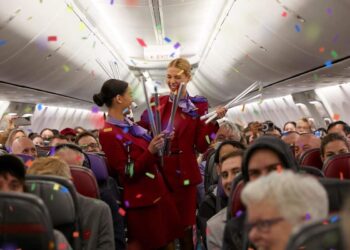 Virgin Australia intenta hacer más atractivo los asientos del medio ofreciendo 150.000 dólares en premios